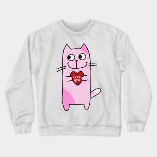 Cat's Love Crewneck Sweatshirt